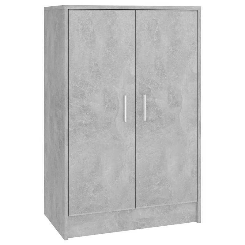 Foto van The living store schoenenkast basic - betongrijs - 60 x 35 x 92 cm