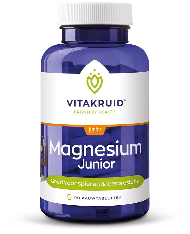 Foto van Vitakruid magnesium junior kauwtabletten