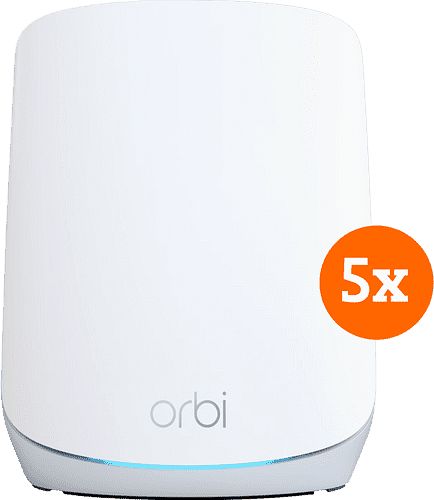 Foto van Netgear orbi rbk763s mesh wifi 6 (5-pack)