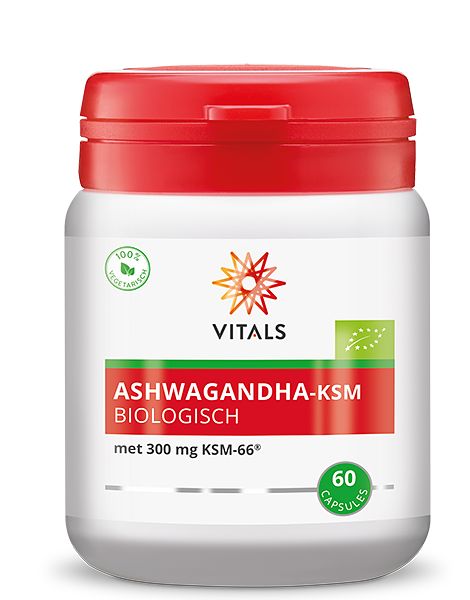 Foto van Vitals ashwagandha-ksm biologisch capsules