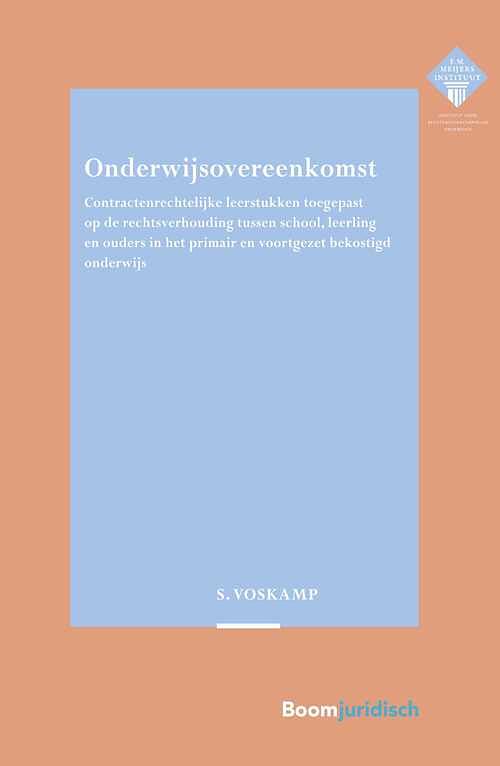 Foto van Onderwijsovereenkomst - stijn voskamp - ebook (9789462749764)