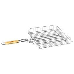 Foto van Bbq/barbecue grill mand 63 cm - barbecueroosters