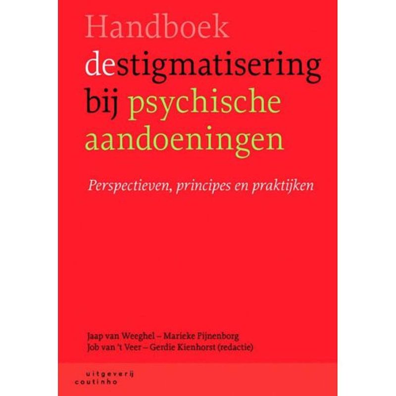 Foto van Handboek destigmatisering bij psychische