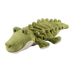 Foto van Warmies warmteknuffel krokodil 35 cm groen