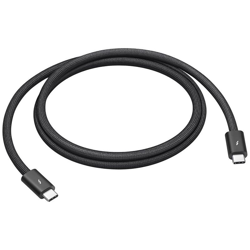 Foto van Apple apple ipad/iphone/ipod aansluitkabel [1x thunderbolt 4 - 1x thunderbolt 4] 1 m zwart