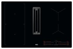 Foto van Aeg cde84543cb inductie inbouwkookplaat met afzuiging zwart