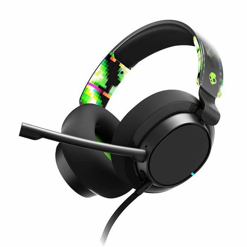 Foto van Hoofdtelefoon met microfoon skullcandy zwart/groen