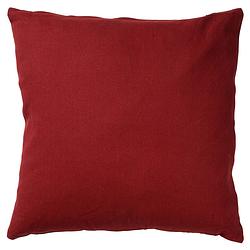 Foto van Dutch decor james - kussenhoes van katoen merlot 45x45 cm - rood - rood