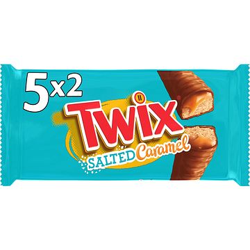 Foto van Twix melk chocolade gezouten karamel koekjes uitdeelverpakking bij jumbo