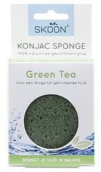 Foto van Skoon konjac sponge green tea