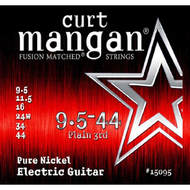 Foto van Curt mangan pure nickel 9.5-44 snarenset voor elektrische gitaar