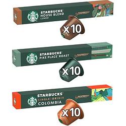 Foto van Starbucks ® by nespresso medium roast koffie cups 3 x 10 stuks bij jumbo