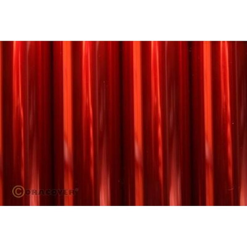 Foto van Oracover 331-029-002 strijkfolie air indoor (l x b) 2 m x 60 cm light-rood (transparant)