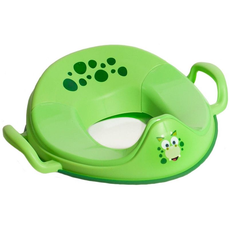 Foto van Jippie'ss toiletverkleiner my carry potty dino 23 x 15 cm groen