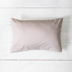 Foto van Sierkussenslopen luxe katoen - taupe - presence - 50x50 cm - percale katoen - dekbed-discounter.nl