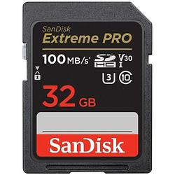 Foto van Sandisk sdhc extreme pro 32gb 100/90 mb/s - v30 - rescue pro dl 2y micro sd-kaart zwart