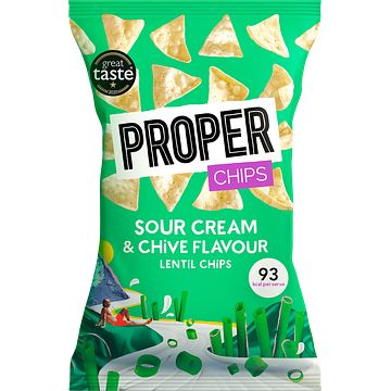 Foto van Proper sour cream & chive flavour 85g bij jumbo