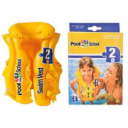 Foto van Intex opblaasbaar zwemvest pool school junior geel