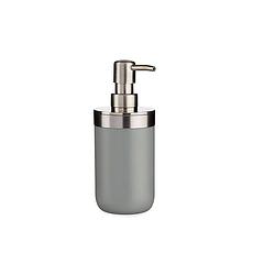 Foto van Berilo zeepdispenser 350 ml 9 x 8 x 17 cm rvs grijs/zilver