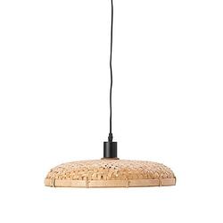 Foto van Light & living - hanglamp paloma - 40x40x7.5 - bruin