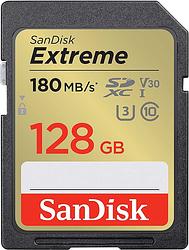 Foto van Sandisk sdxc geheugenkaart - 128gb - extreme - u3