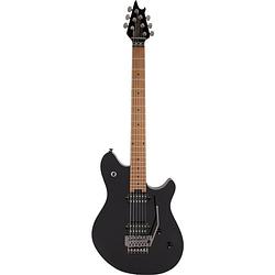 Foto van Evh wolfgang standard baked maple gloss black elektrische gitaar