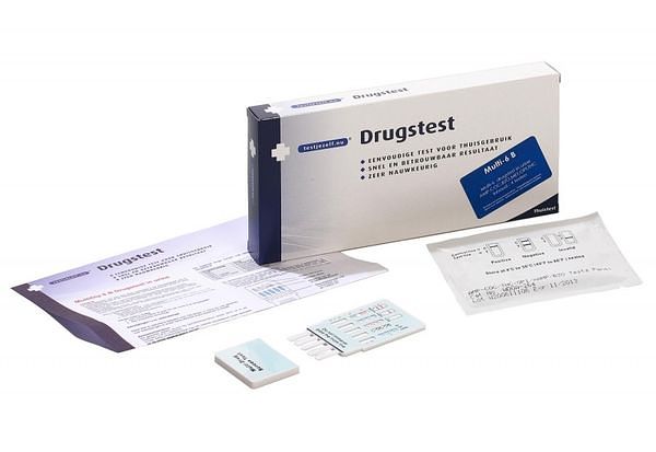 Foto van Testjezelf.nu drugstest urine multi b6 2st