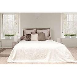 Foto van Heckett & lane bedsprei premium - off-white - 180x260 cm - leen bakker