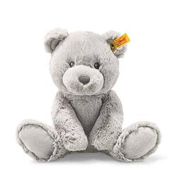 Foto van Steiff knuffel soft cuddly friends teddybeer bearzy, grijs