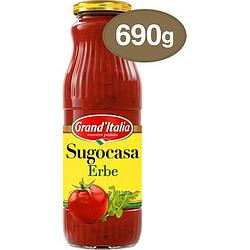 Foto van Grand'sitalia pastasaus sugocasa erbe 690g bij jumbo