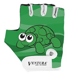 Foto van Ventura fietshandschoenen schildpad groen/zwart polyester maat xs