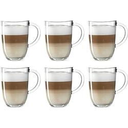 Foto van Leonardo latte macchiato glazen napoli 380 ml - 6 stuks