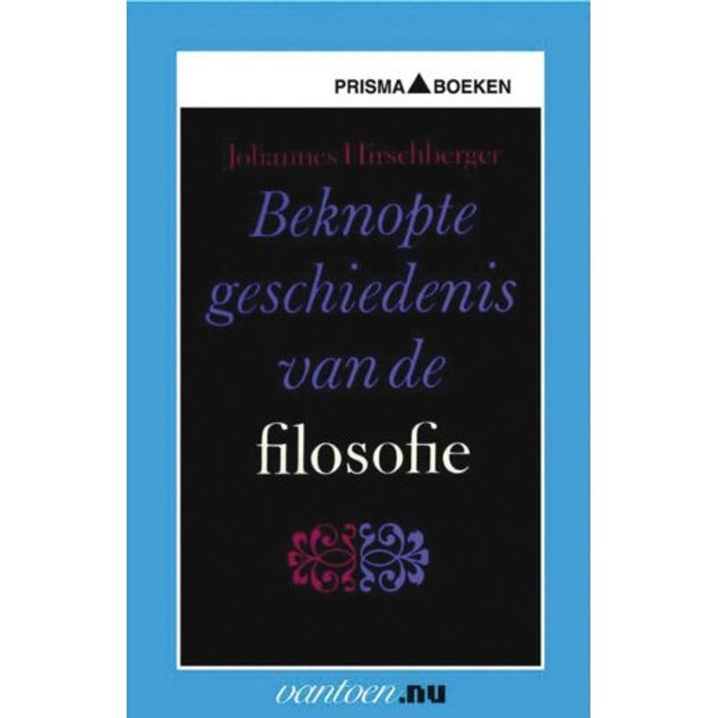 Foto van Beknopte geschiedenis van de filosofie -