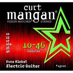 Foto van Curt mangan pure nickel 10-46 snarenset voor elektrische gitaar