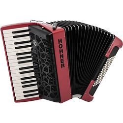 Foto van Hohner bravo iii 72 mycolor silent key sunset accordeon