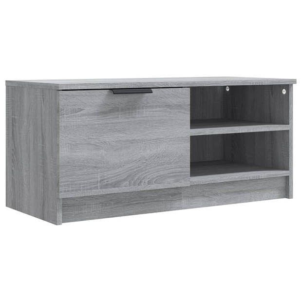 Foto van Vidaxl tv-meubel 80x35x36,5 cm bewerkt hout grijs sonoma eikenkleurig