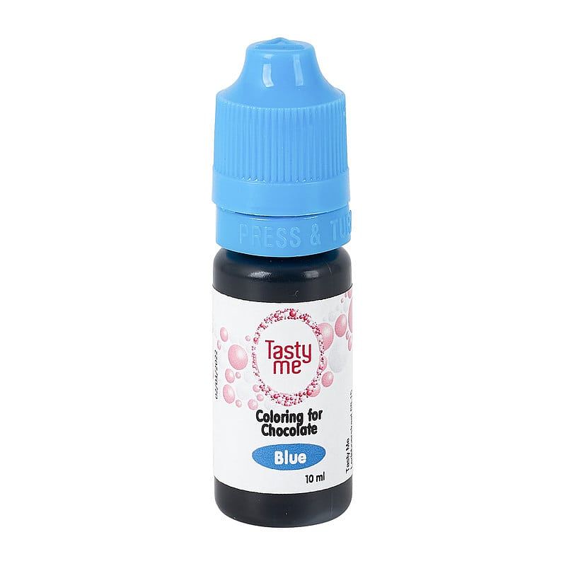 Foto van Tasty me chocolade kleurstof - blauw - 10 ml