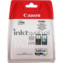 Foto van Canon pg-560 / cl-561 multipack zwart en kleur cartridge