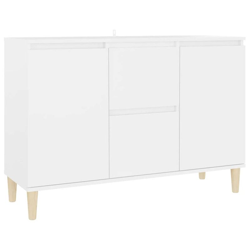 Foto van Vidaxl dressoir 103,5x35x70 cm spaanplaat wit