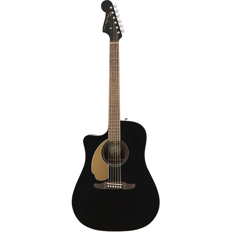 Foto van Fender redondo player lh jetty black linkshandige gitaar