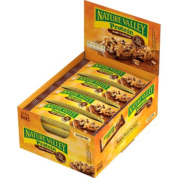 Foto van Nature valley protein peanut & chocolate 12 x 40g bij jumbo