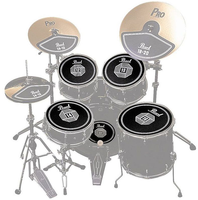 Foto van Pearl rp-50 dempmattenset voor drums