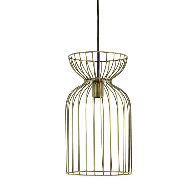 Foto van Light & living - hanglamp lazar - 23x23x42 - brons