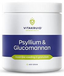 Foto van Vitakruid psyllium & glucomannan poeder