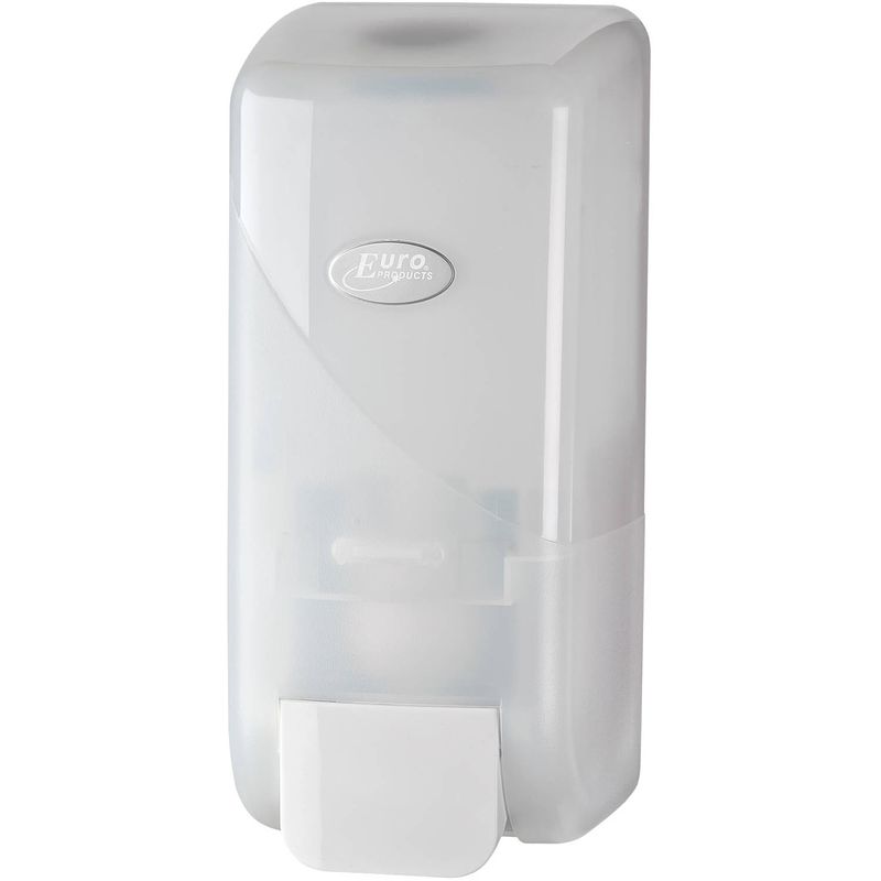 Foto van Euro products zeepdispenser 27 x 12,5 x 11,8 cm wit