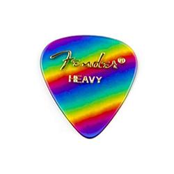 Foto van Fender 351 shape premium picks rainbow heavy (set van 12)