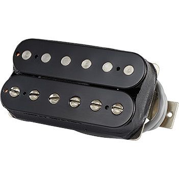 Foto van Gibson 498t - "hot alnico" (double black), bridge humbucker element voor brug positie