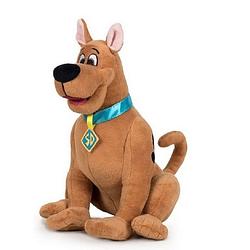 Foto van Pluche knuffel hond - scooby doo - stof - 28 cm - bekende figuren - knuffeldier