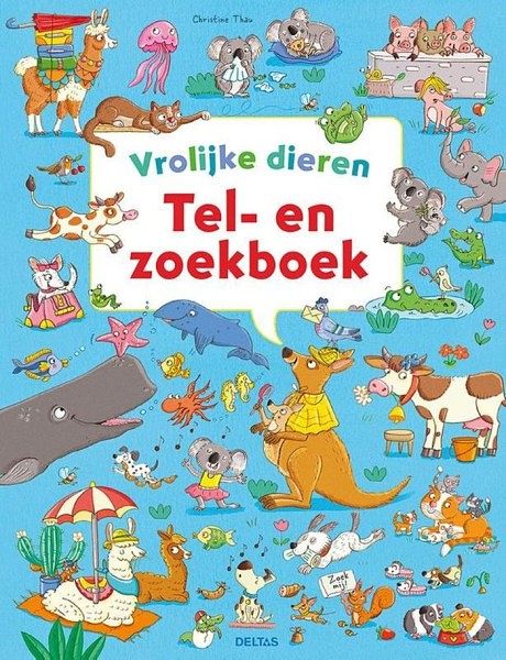 Foto van Tel en zoekboek - vrolijke dieren