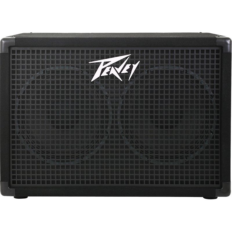 Foto van Peavey headliner 210 2x10 bass amp cabinet black 400w basgitaar speakerkast